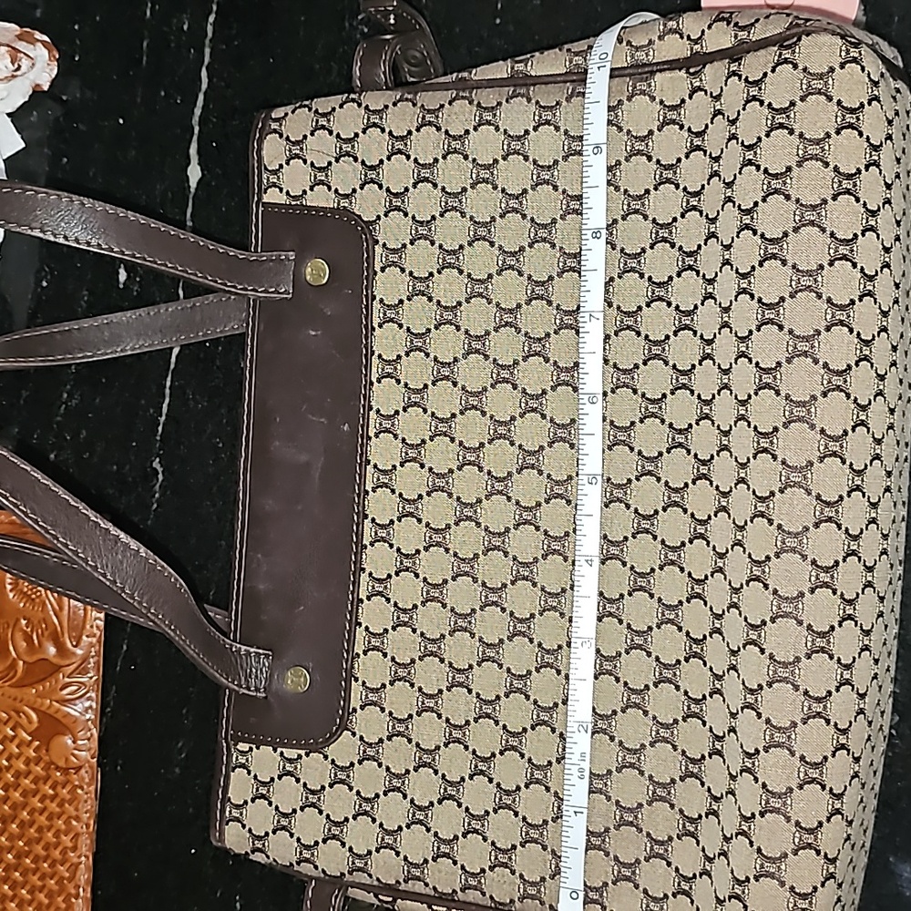 Celine Macadam Brown Tote Bag - Picture 8 of 11